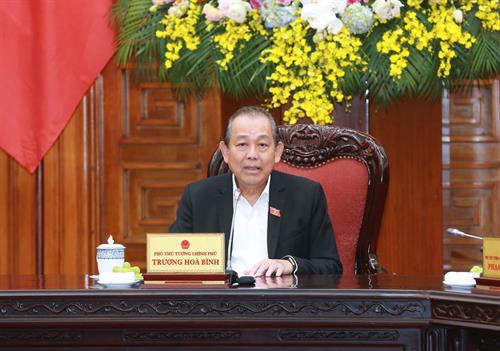 越南政府常务副总理张和平。图自越通社