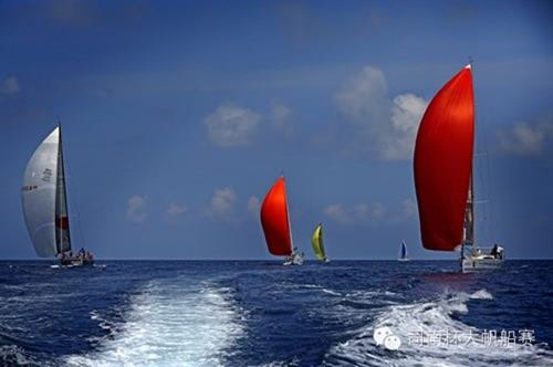 中国4月22日至26日在越南黄沙群岛维梦岛海域举行司南杯大帆船赛。图自互联网