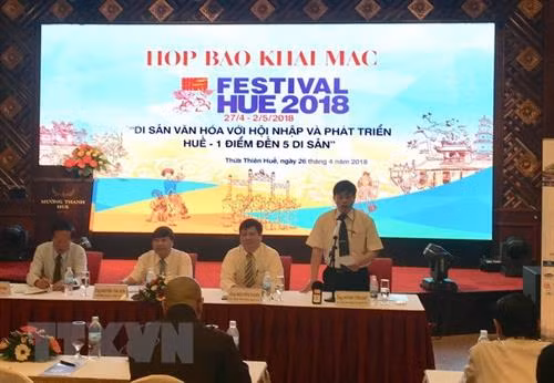 新闻发布会场景。（图片来源：越通社）