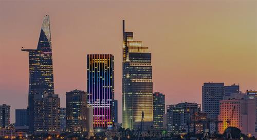 胡志明市夜景。(图片来源:因特网) 胡志明市夜景。(图片来源:因特网)