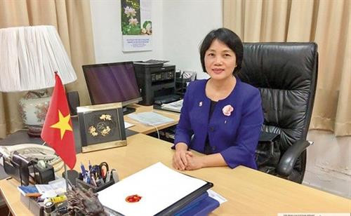 越南驻新加坡大使曹氏青香。（图片来源：因特网）