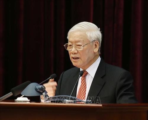 越共中央总书记、国家主席阮富仲在开幕会和闭幕会上发表重要讲话。图自越通社