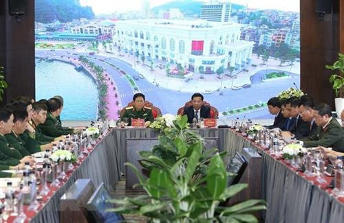 工作会议场景。图自越通社