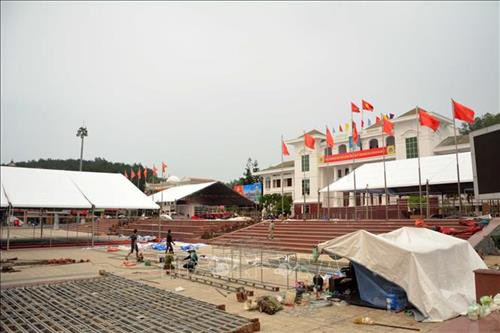 奠边省正在为2019年奠边西北地区国际贸易展做出准备。图自越通社