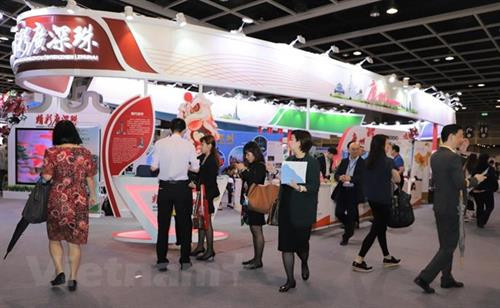2019年香港国际旅游展。图自越通社
