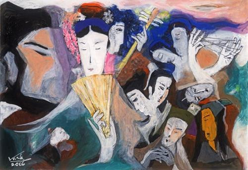 范光荣作者的画作。（图片来源：因特网）