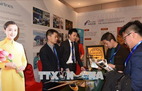 越南展位(图片来源:越通社) 越南展位(图片来源:越通社)