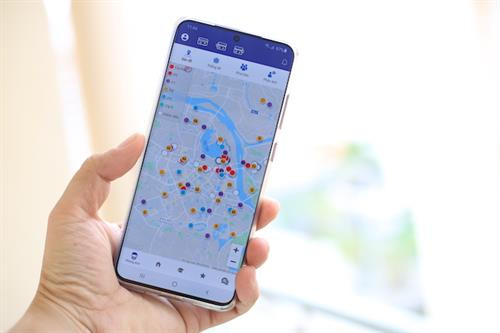 河内市启用对居家隔离人员的手机APP智能监管系统。图自互联网