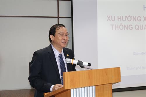 ITPC经理范切和发表讲话。图自越通社 ITPC经理范切和发表讲话。图自越通社