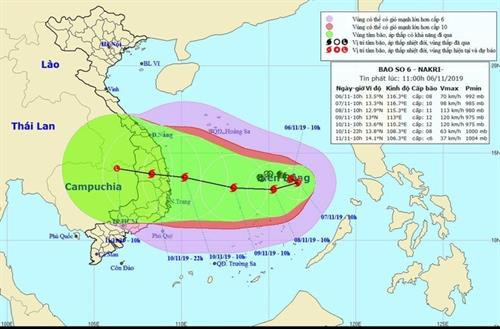 6号台风的路径。图自互联网