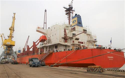 长189.9米的巴拿马籍BAOJIA号货船。图自越通社 长189.9米的巴拿马籍BAOJIA号货船。图自越通社