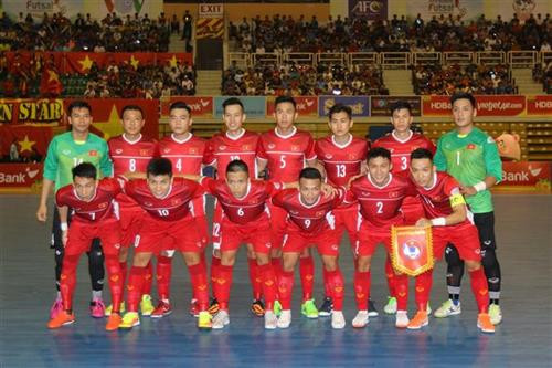 越南队。图自越通社