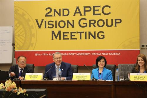 2018年亚太经合组织(APEC)第二次高官会议场景。图自越通社