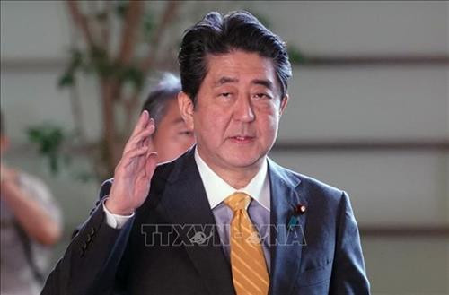 日本首相安倍晋三。图自越通社 日本首相安倍晋三。图自越通社