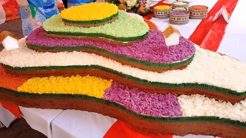 无色糯米饭。（图片来源：越南之声）