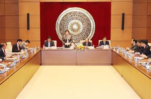 阮氏金银在会上发表讲话。（图片来源：越通社）