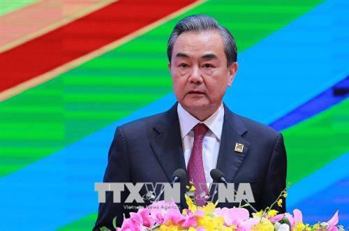 中国外交部部长王毅（图片来源：越通社）