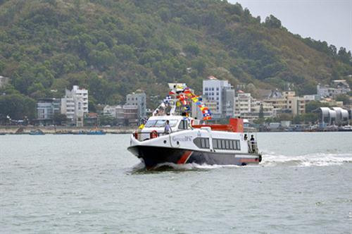 槟椥-美荻-头顿水上客运线路开通。（图片来源：因特网）