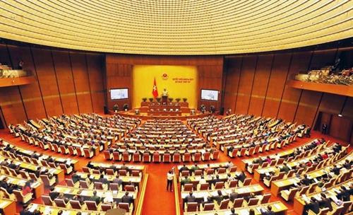 第十四届国会第六次会议全景。图自越通社