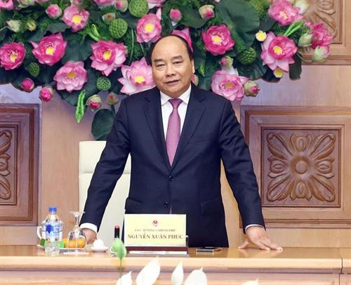 越南政府总理阮春福。图自越通社 越南政府总理阮春福。图自越通社