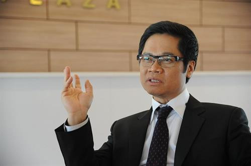 越南工商会主席武进禄。图自越通社 越南工商会主席武进禄。图自越通社