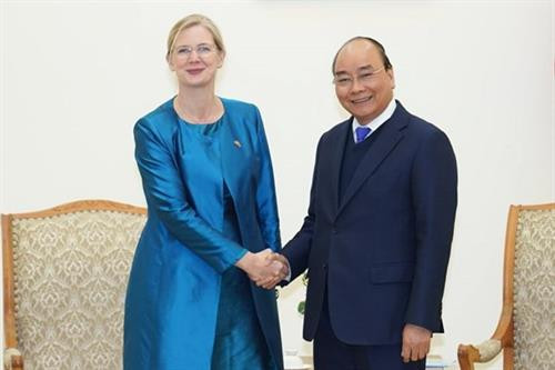 瑞典驻越南大使安娜·马尾：近十年来越南发展迅猛。图自越通社