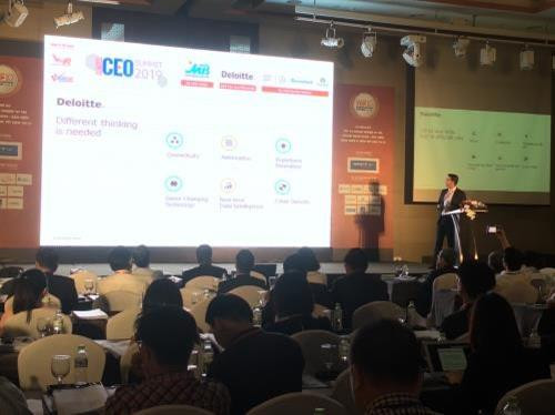 2019年越南CEO峰会在河内举行。图自越通社 2019年越南CEO峰会在河内举行。图自越通社