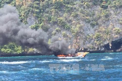 泰国一艘快艇爆炸造成16人受伤（图片来源：越通社）