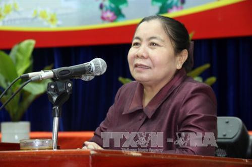 老挝国会副主席西赛·罗德蒙山(图片来源:越通社) 老挝国会副主席西赛·罗德蒙山(图片来源:越通社)