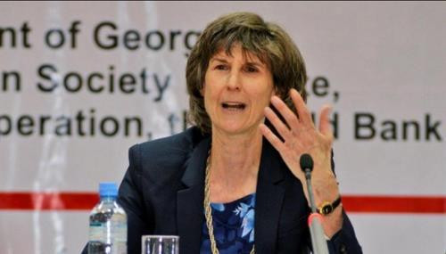 世行副行长劳拉•塔克。（图片来源：因特网）