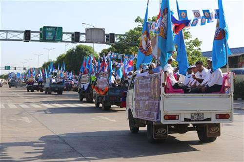 国家选举委员会允许参选的政党从5月17日至24日举行竞选活动。图自越通社