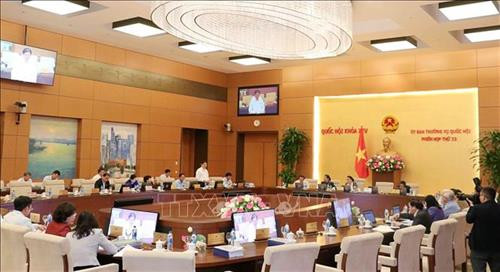 会议场景。图自越通社