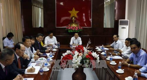 会见现场。（图片来源：越通社）