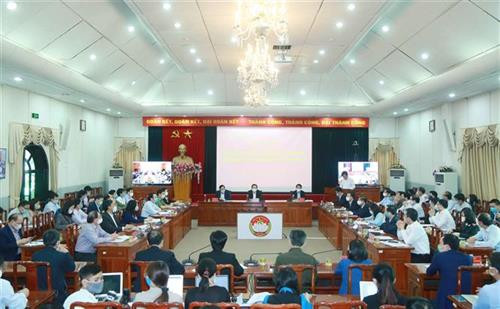 会议全景。图自越通社