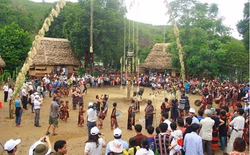 资料图：越南各民族文化旅游村。（图片来源：越通社）