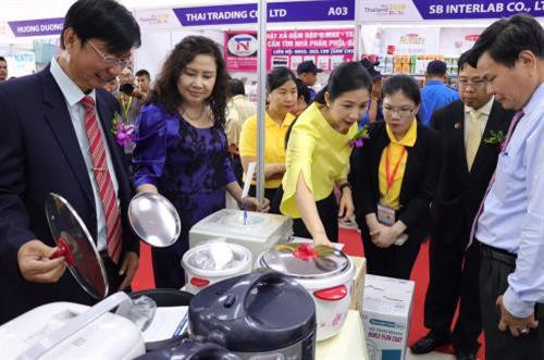 2019年泰国周活动的一个展位。图自越通社