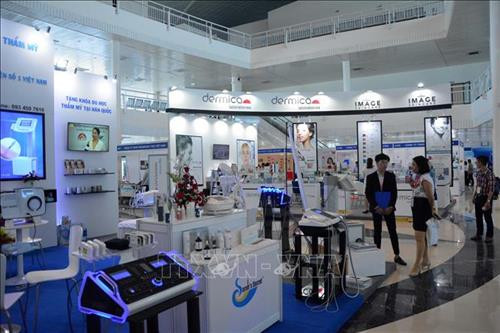 2019年岘港国际医药专题展览会正式开展。图自越通社