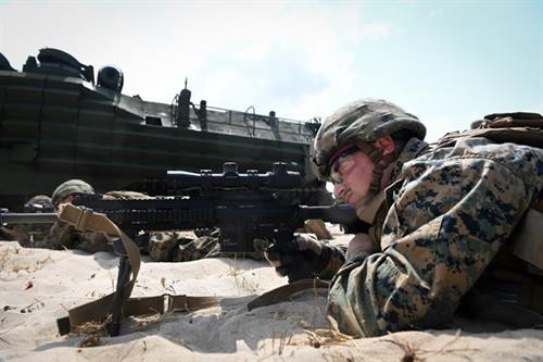 参演的泰国和美国士兵。图自越通社 参演的泰国和美国士兵。图自越通社