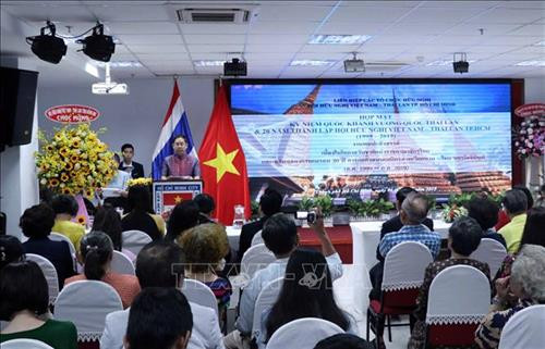 见面会场景。图自越通社 见面会场景。图自越通社