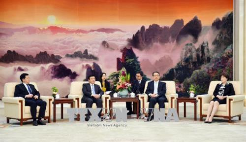 会晤场景。（图片来源：越通社）