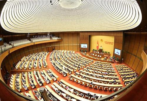 越南第十四届国会第八次会议圆满闭幕全景。图自越通社