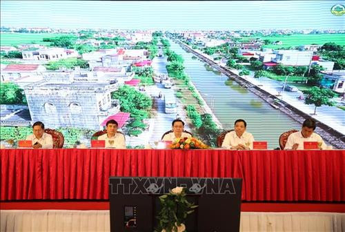 政府副总理、国家目标计划中央指导委员会主任王廷惠出席会议。图自越通社 政府副总理、国家目标计划中央指导委员会主任王廷惠出席会议。图自越通社