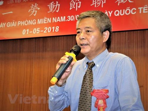 越南驻香港与澳门总领事阮文峰在会上发表讲话。（图片来源：越通社）