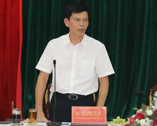 越南交通运输部副部长黎英俊。图自越通社