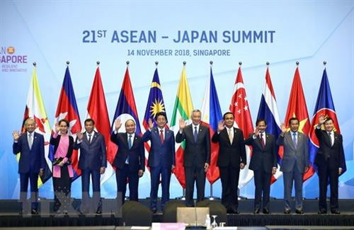 第21届东盟 - 日本领导人会议在新加坡举行（图自越通社）