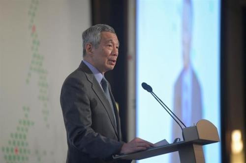 资料图：新加坡总理李显龙（图片来源：straitstimes.com）