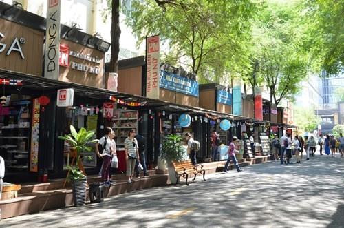 胡志明市图书街。（图片来源：因特网）