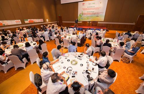 研讨会场景。 图自越通社