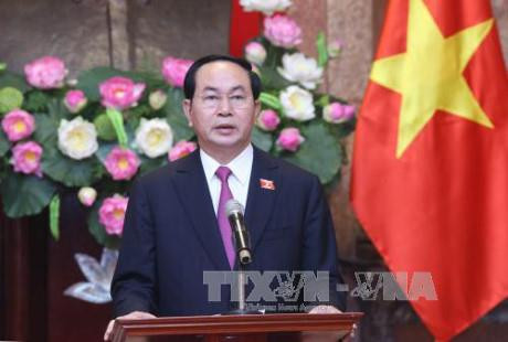 越南国家主席 。（图片来源：越通社）