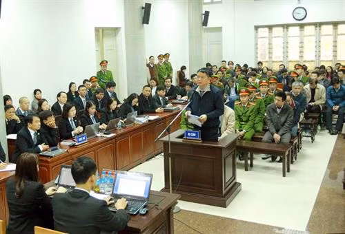 被告人丁罗升。(图片来源:越通社) 被告人丁罗升。(图片来源:越通社)